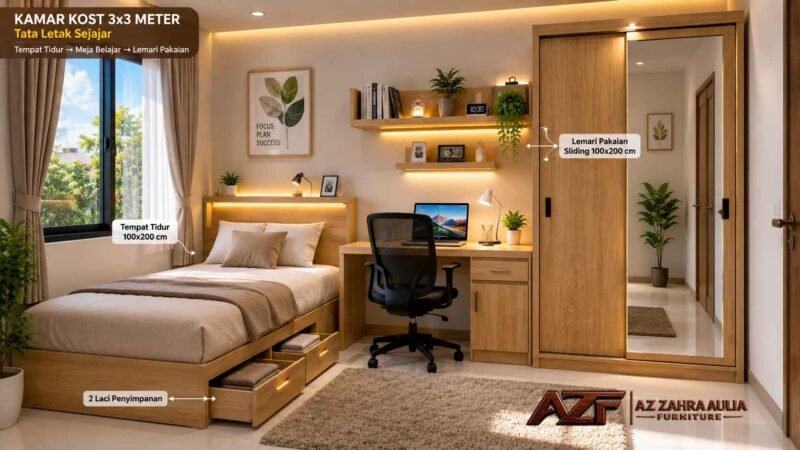 Paket Furniture Kamar Kost Jakarta